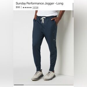 Vuori Men's Blue Jogger Pants